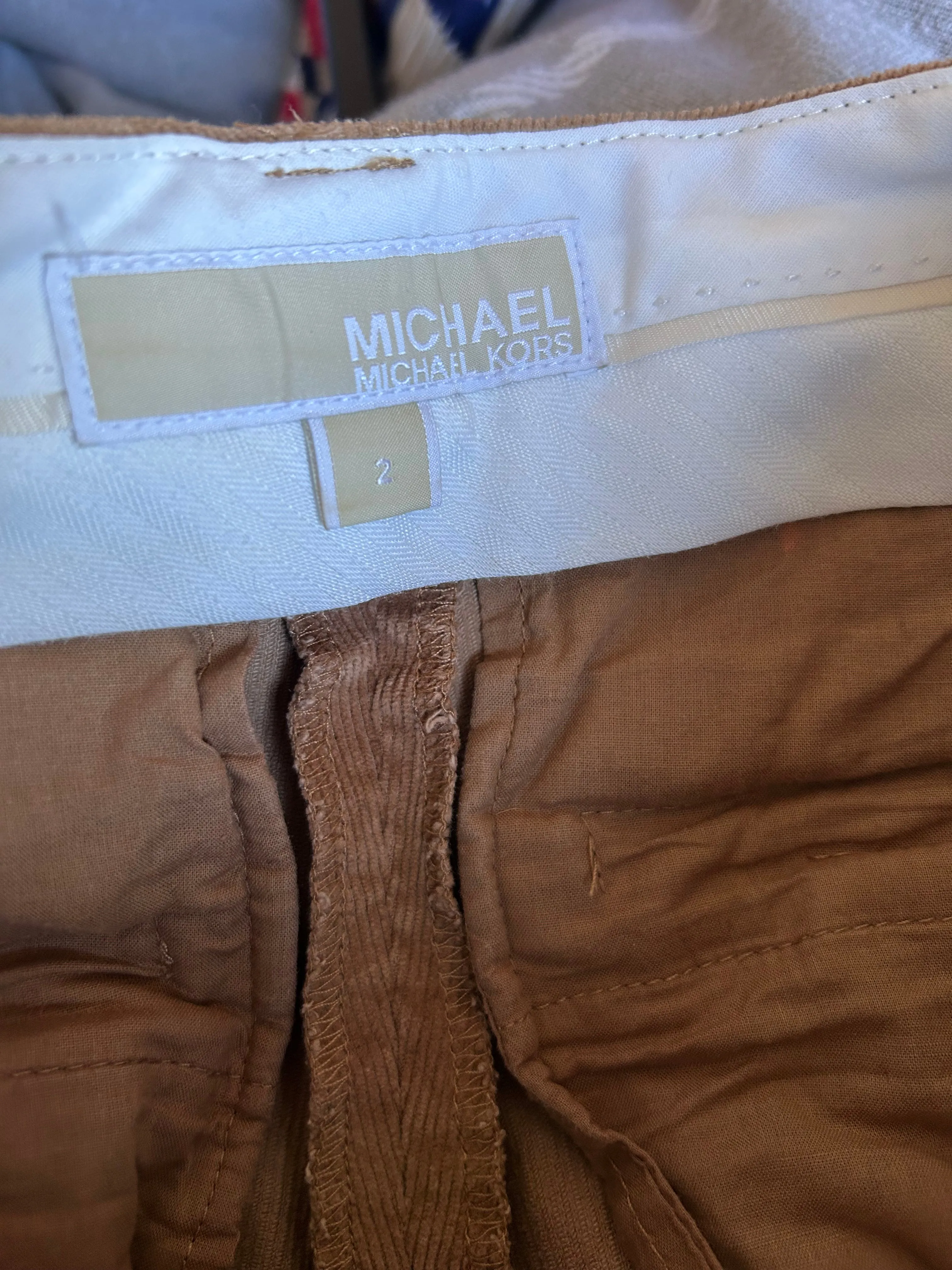 Michael Kors flared corduroy pants