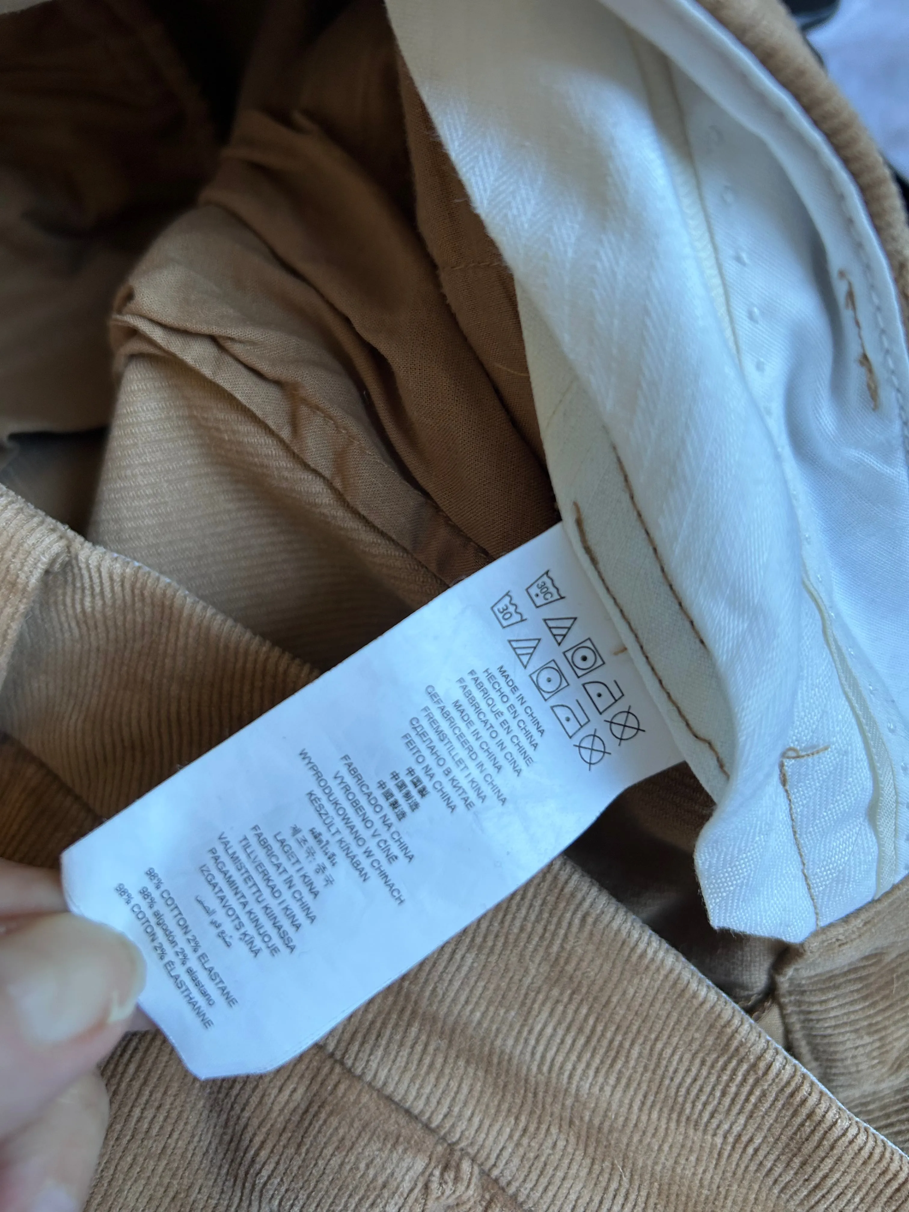Michael Kors flared corduroy pants