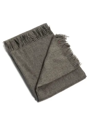 Milk Cashmere Throw 50" x 68" (Grey)