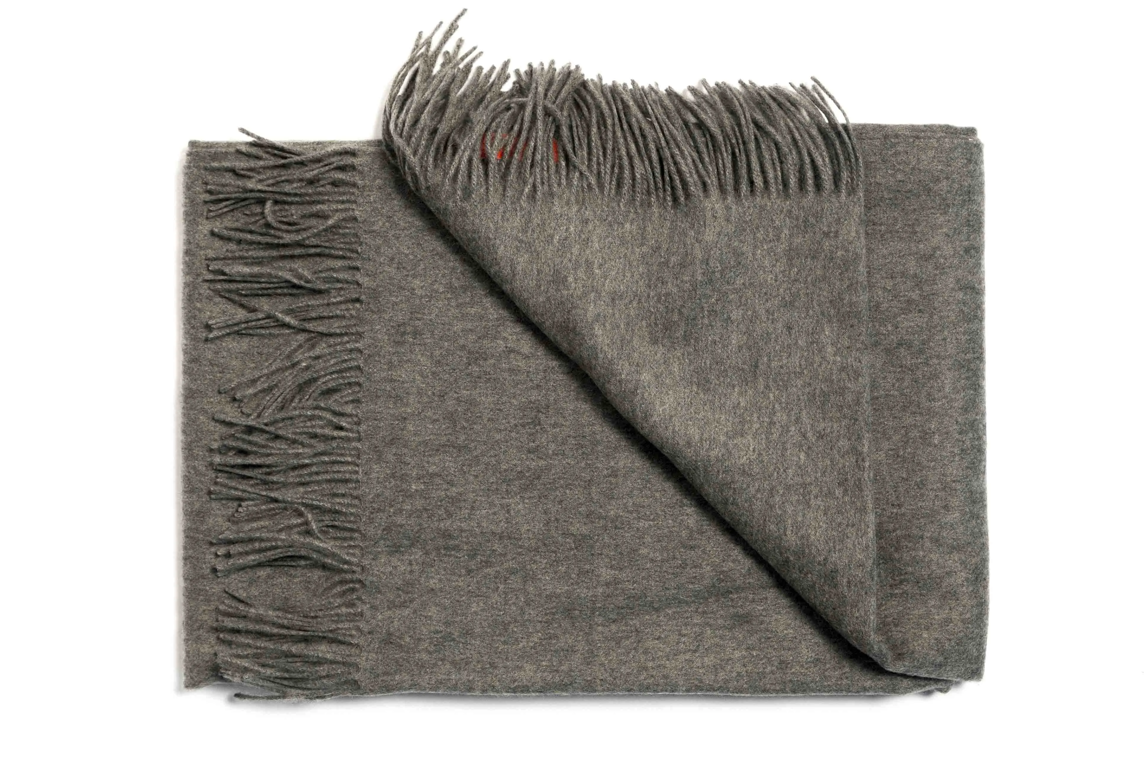 Milk Cashmere Throw 50" x 68" (Grey)