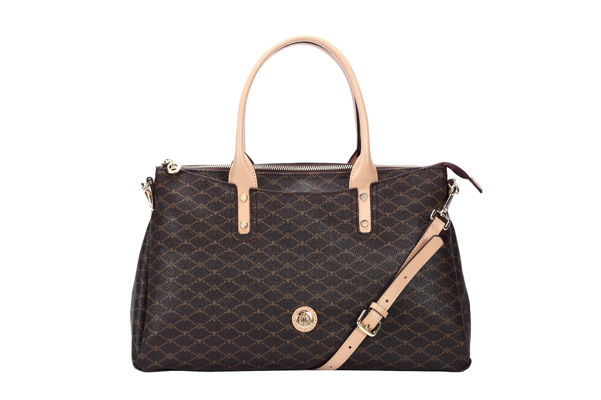 Misty U.S.A. Signature Golden Breeze Handbag [MH8219-BN]