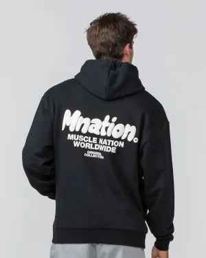 MNation Oversized Hoodie - Black