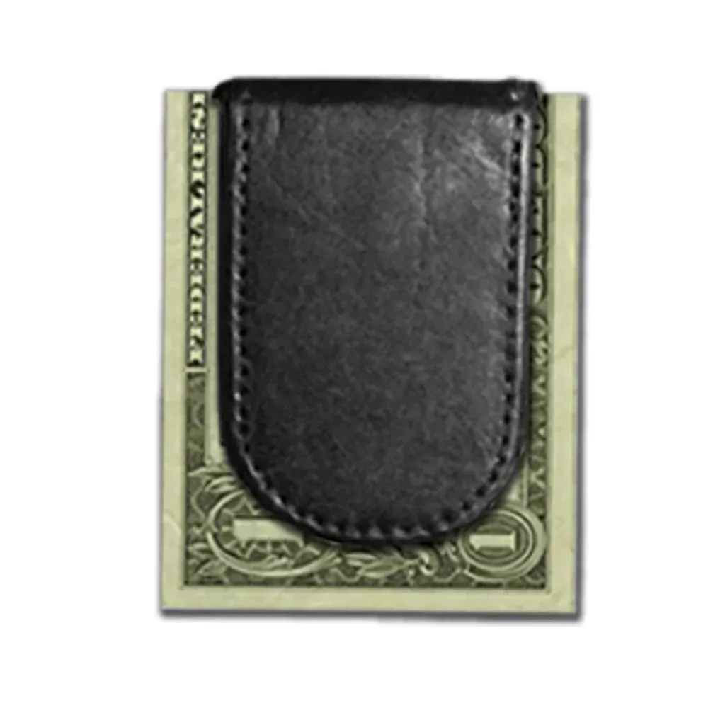 Money Clip WLM1001 Magnetic Leather Money Clip | Hot Leathers