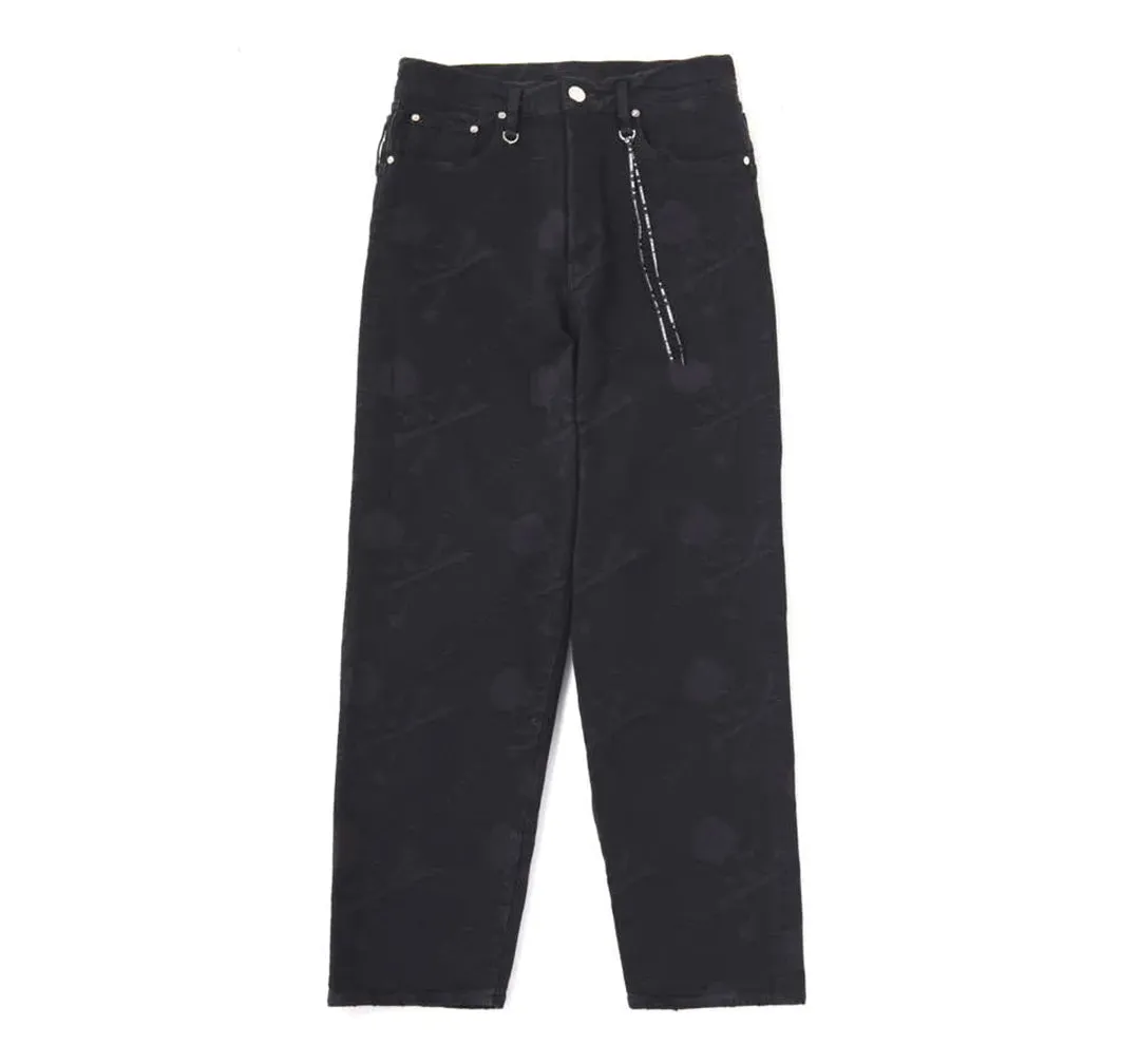 MONOGRAM DENIM PANTS