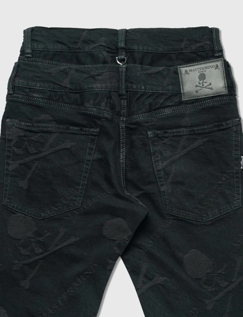 MONOGRAM DENIM PANTS