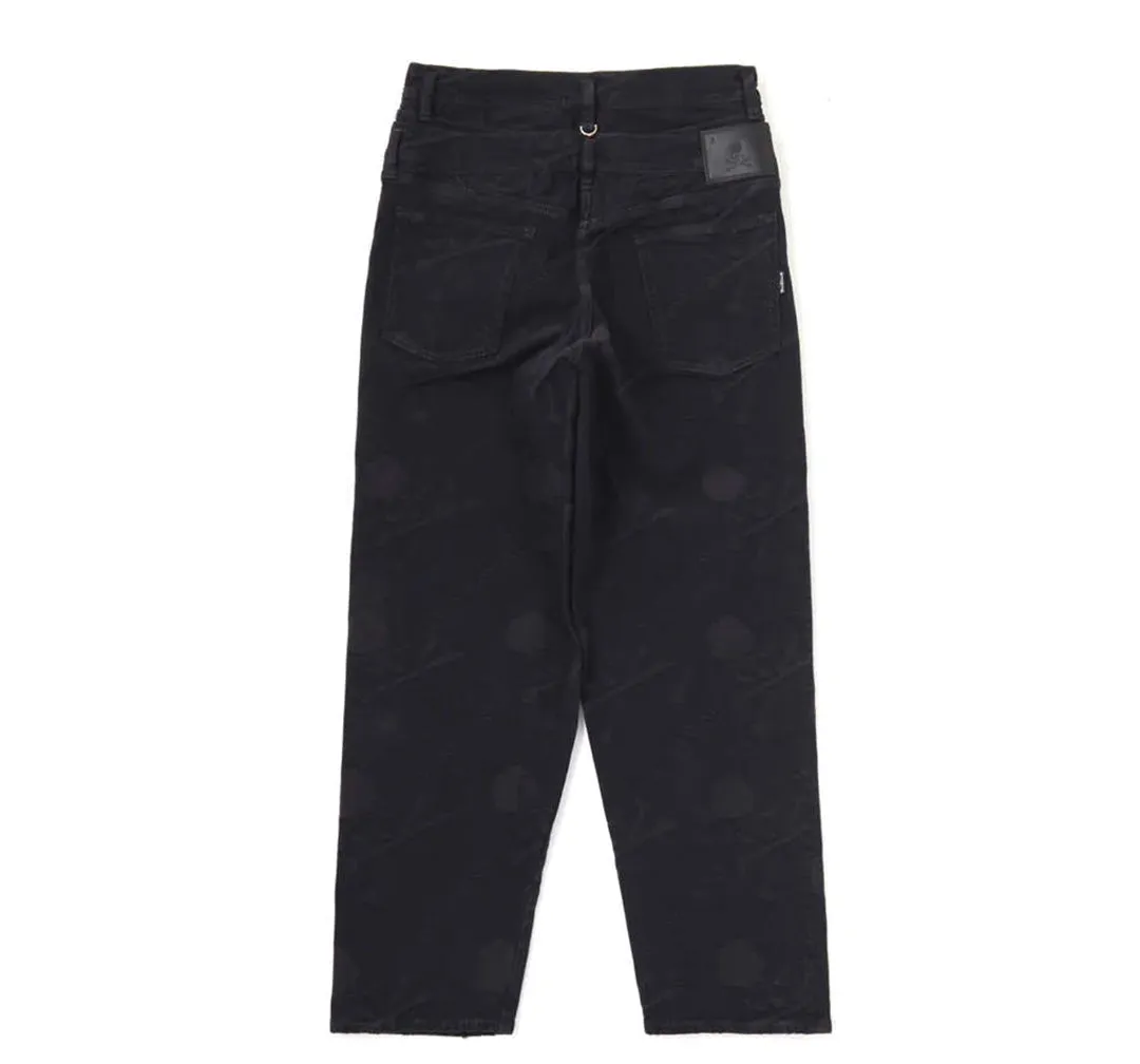 MONOGRAM DENIM PANTS