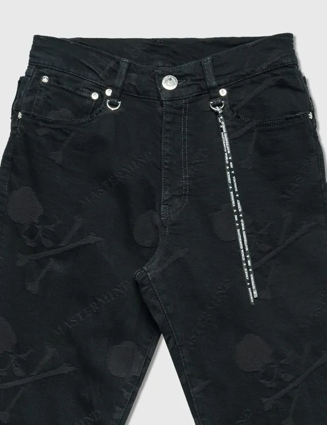 MONOGRAM DENIM PANTS