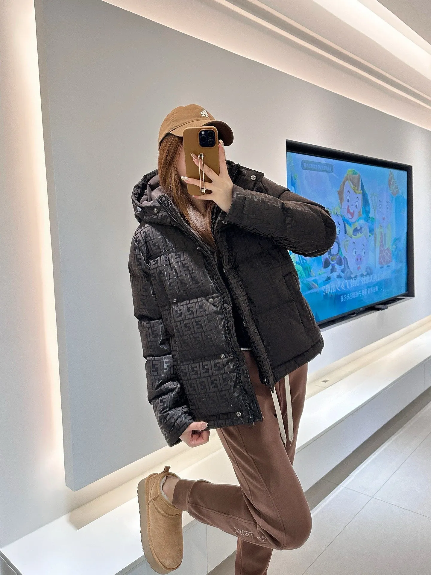Monogram Puffer Jacket