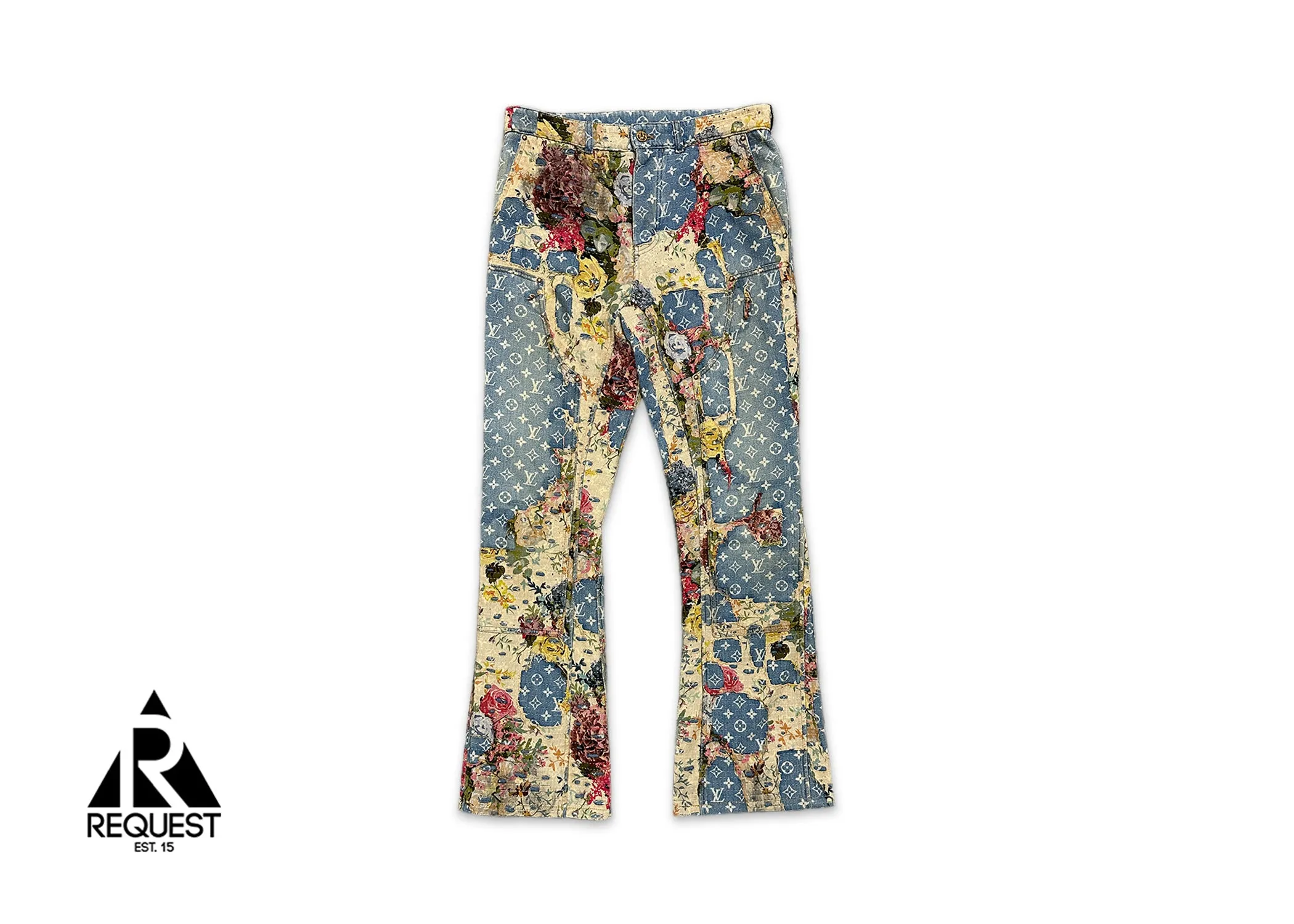 Monogram Tapestry Carpenter Denim Pants "Light Wash"