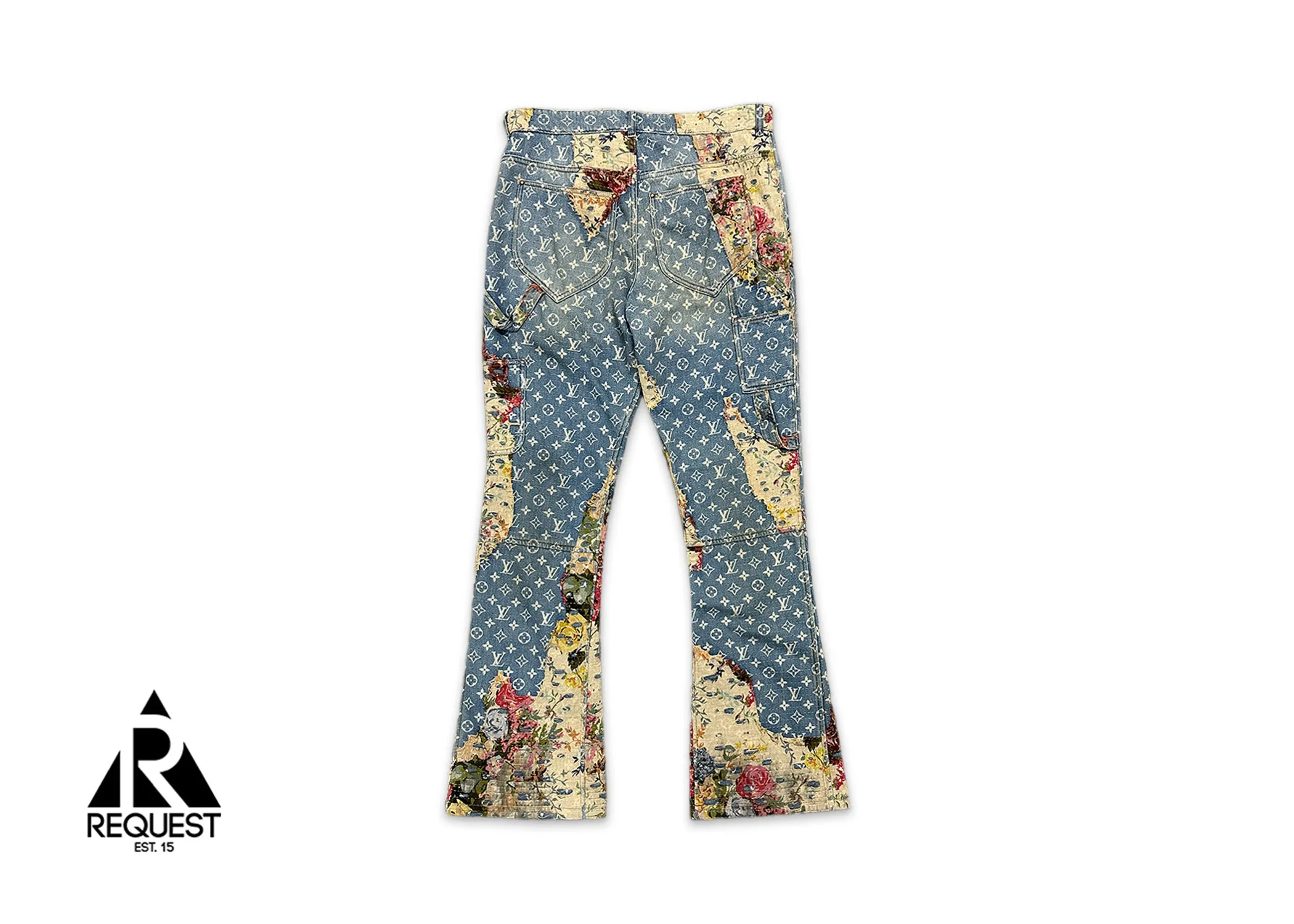 Monogram Tapestry Carpenter Denim Pants "Light Wash"