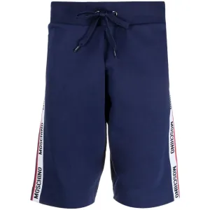 Moschino Mens A6885 4409 0290 Shorts Navy Blue