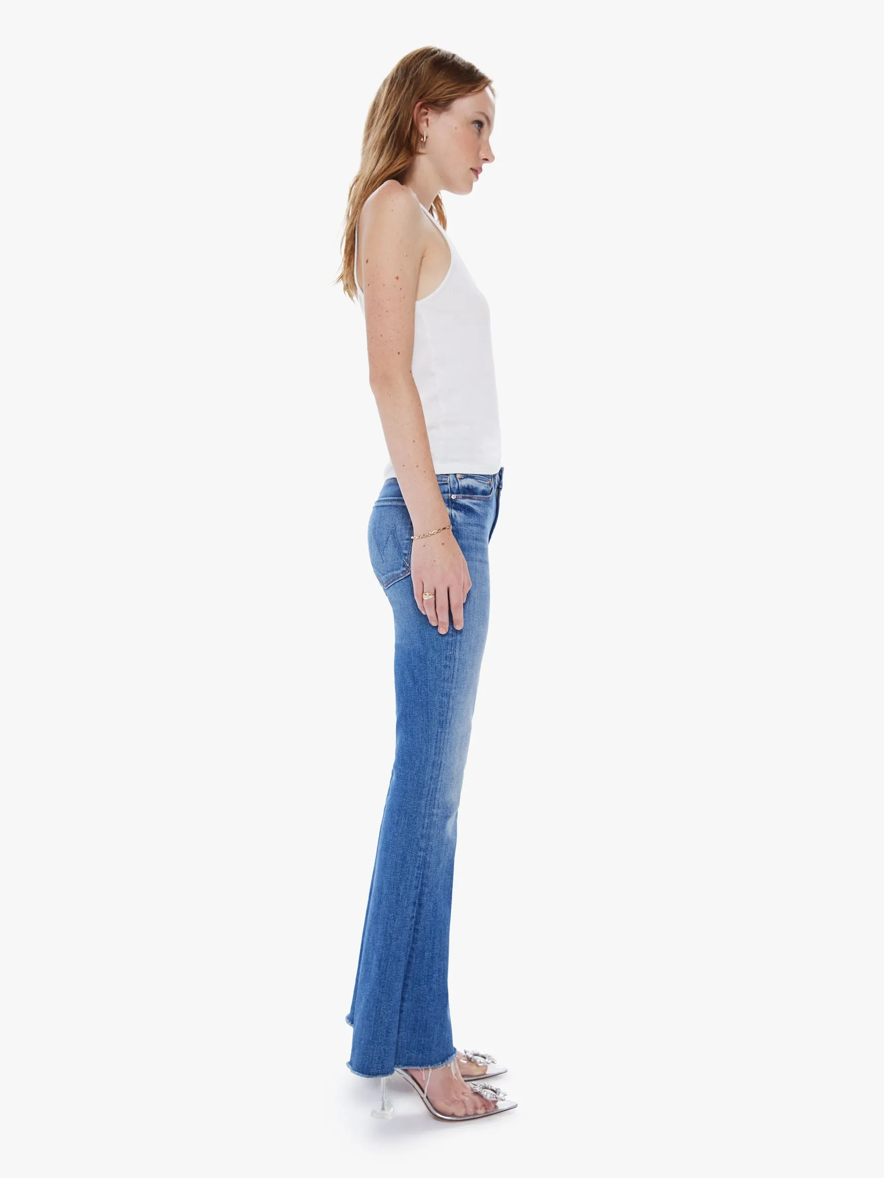 MOTHER The Weekender Fray Jean