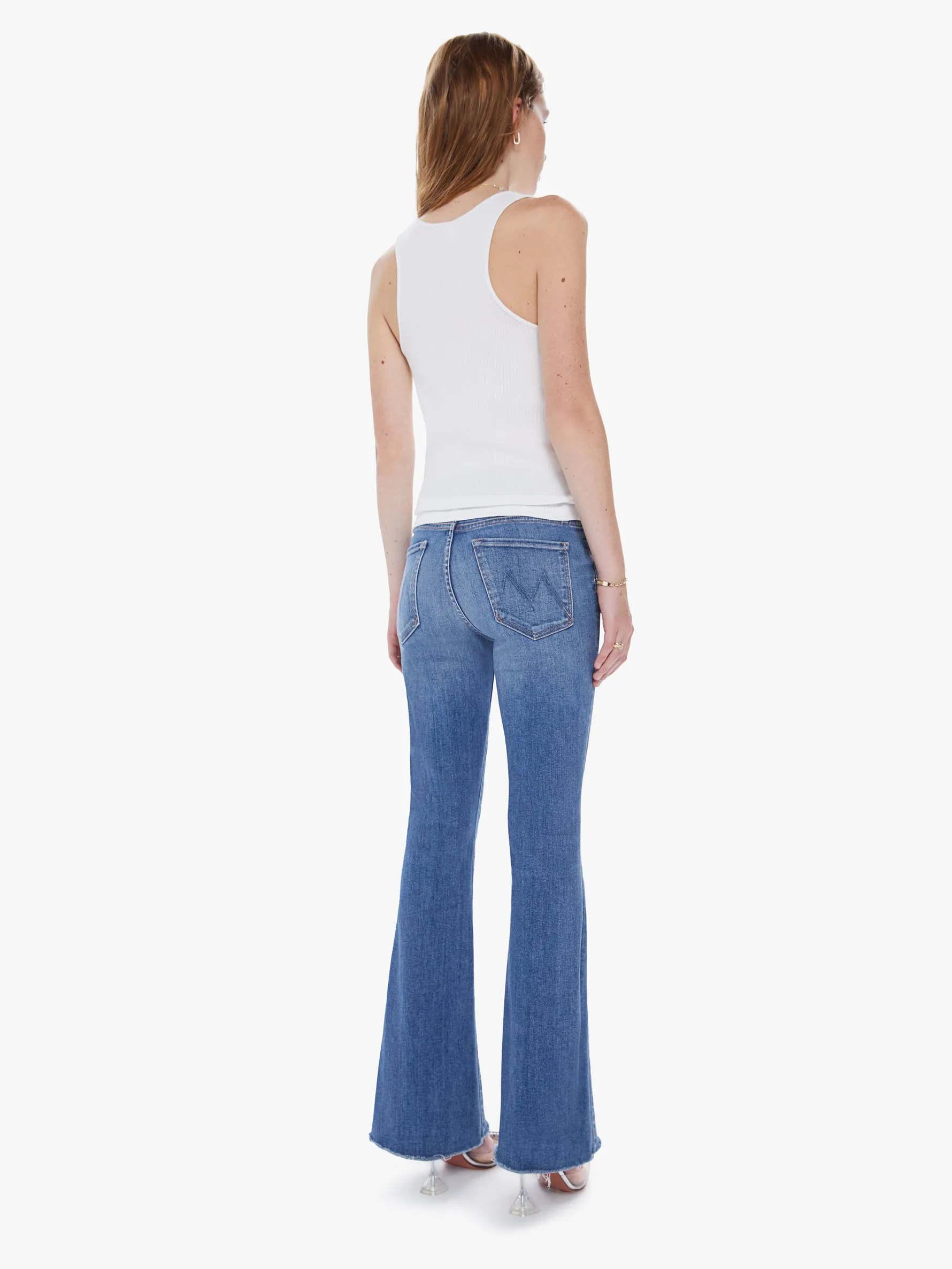 MOTHER The Weekender Fray Jean