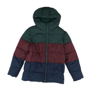 Multi Color Block Puffer Jacket