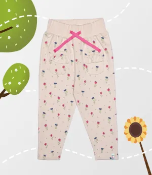 Multicoloured Floral Print Jogger