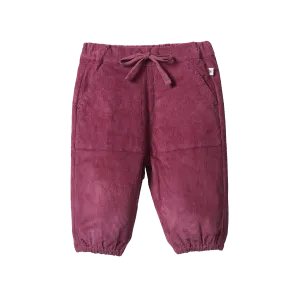 Nature Baby Frankie Cord Pants - Rhubarb