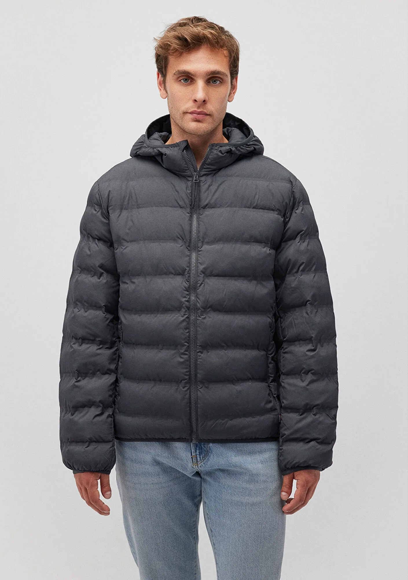 Navy Puffer Jacket