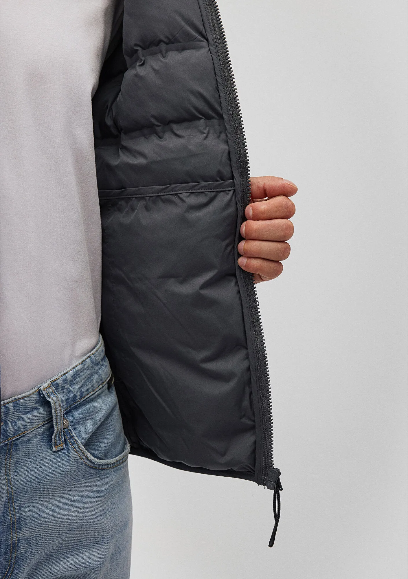 Navy Puffer Jacket