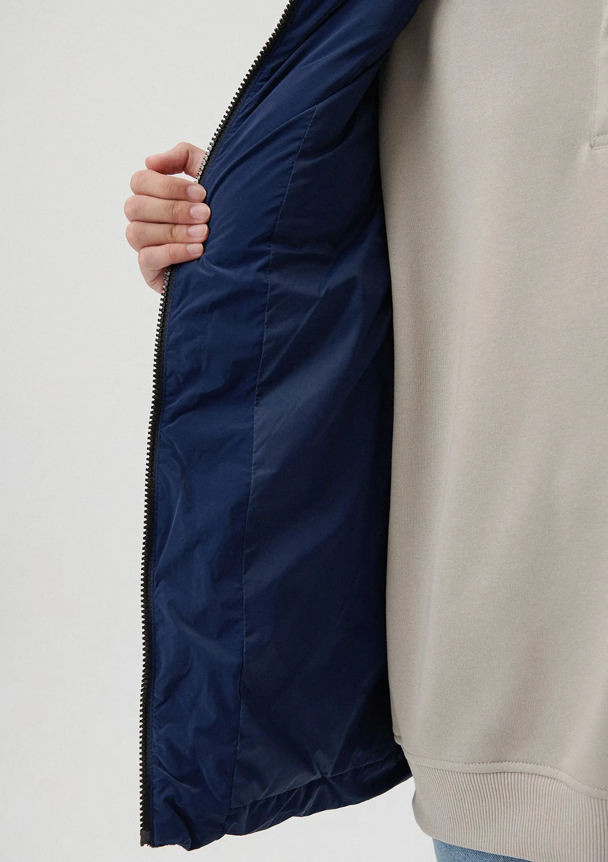 Navy Puffer Vest