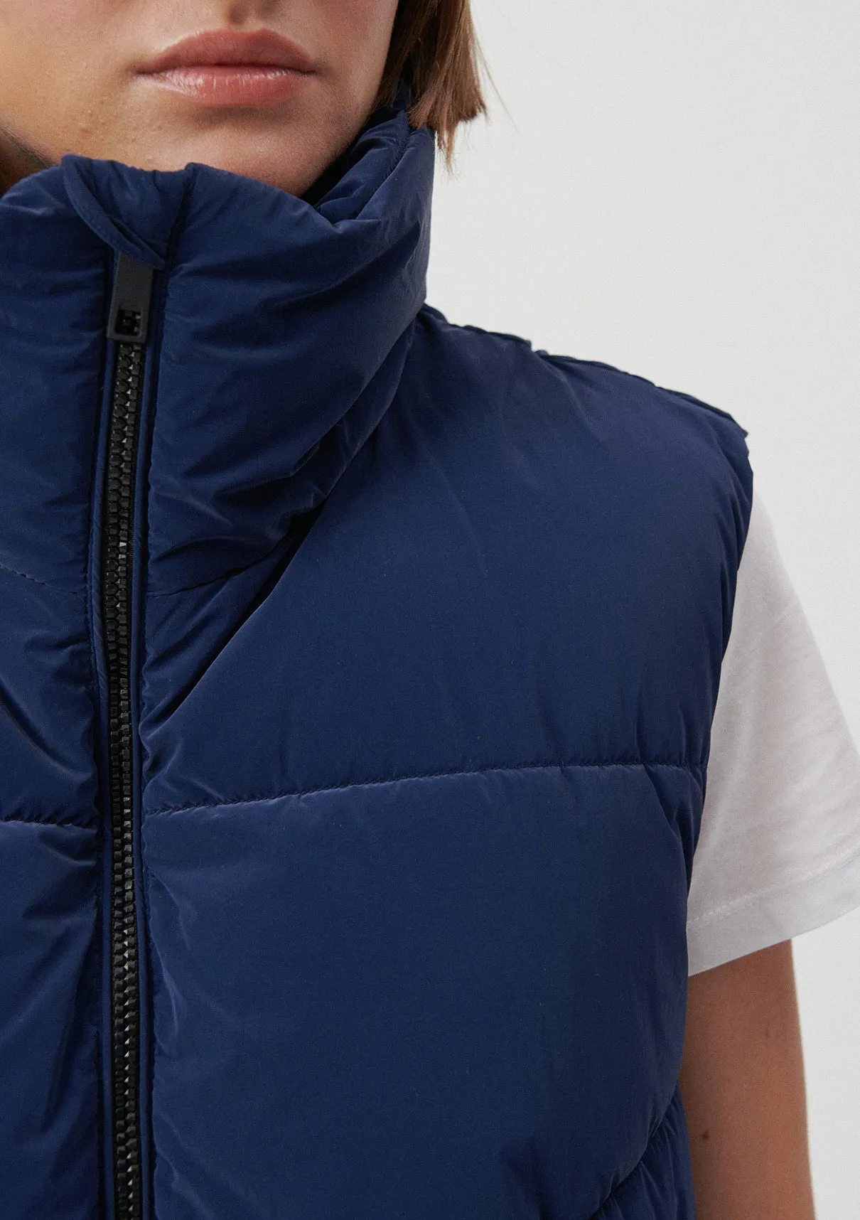Navy Puffer Vest