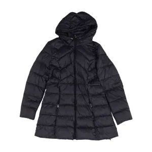Navy Solid Puffer Jacket