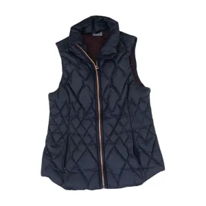 Navy Solid Puffer Vest