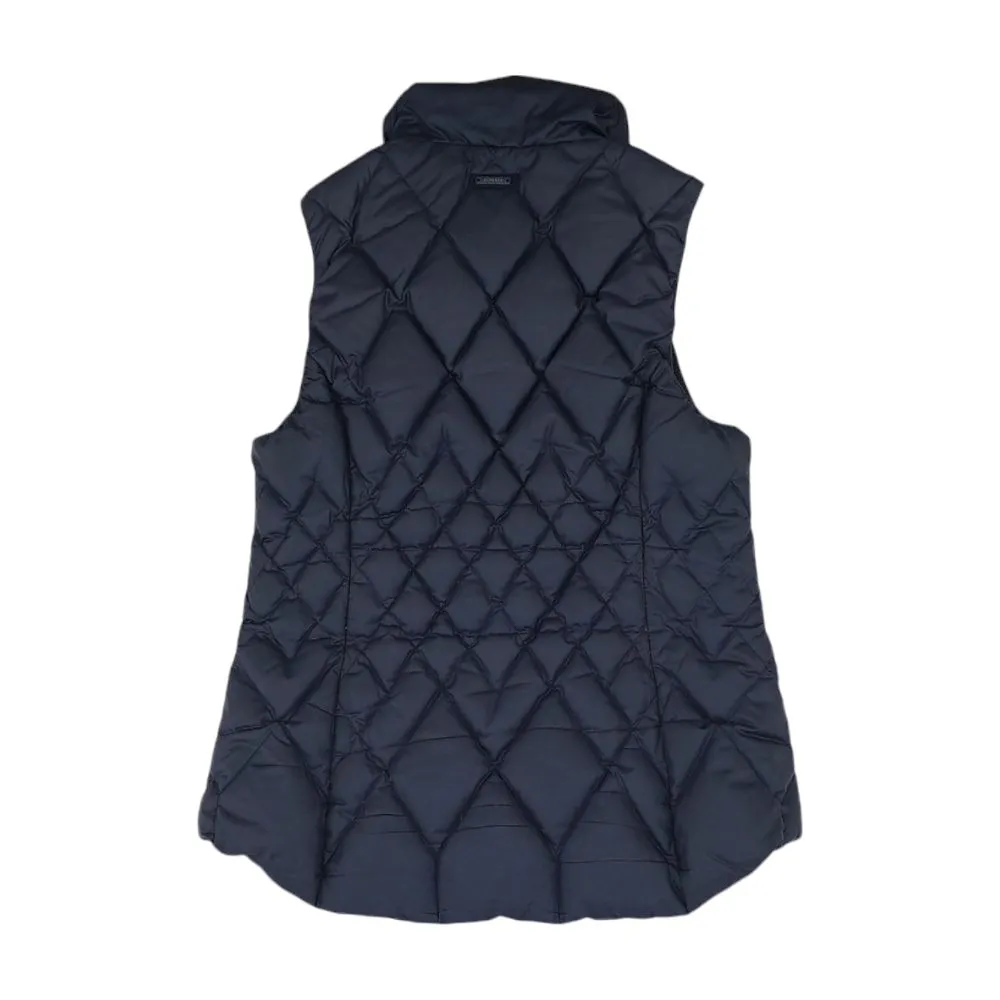 Navy Solid Puffer Vest