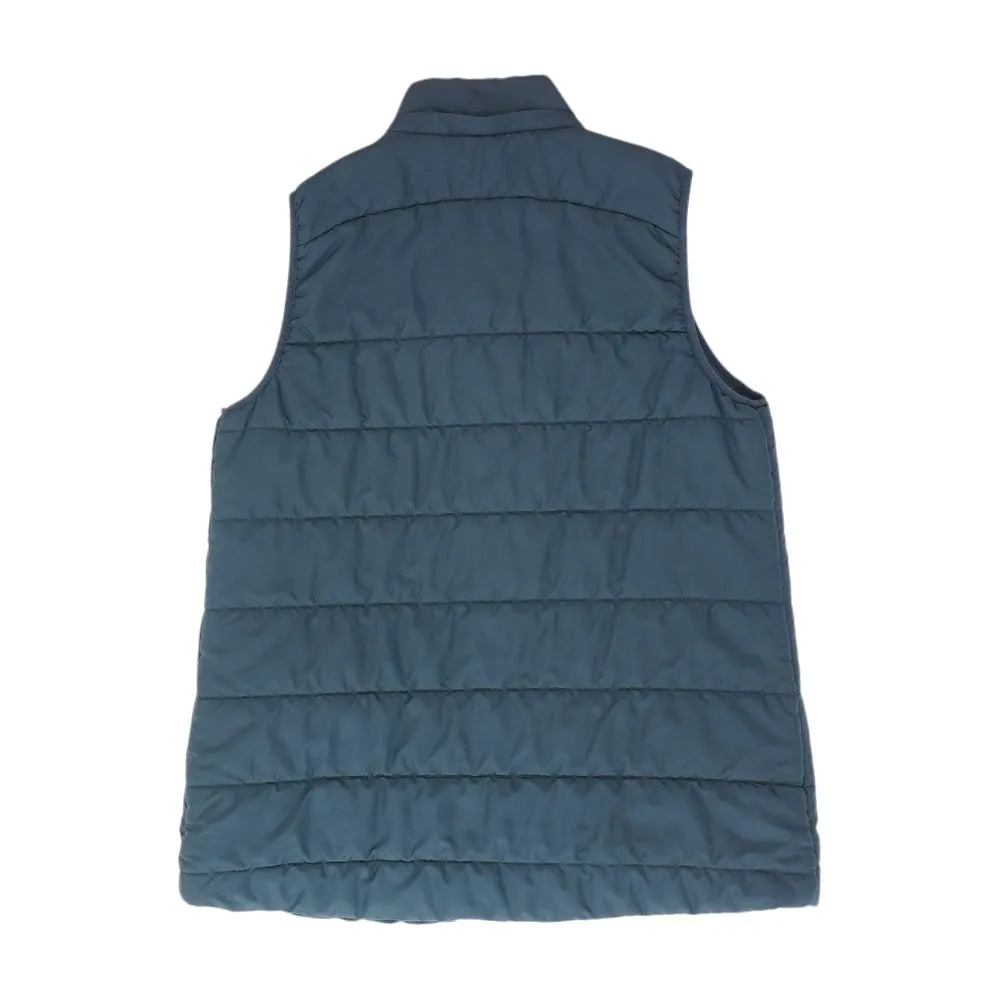 Navy Solid Puffer Vest