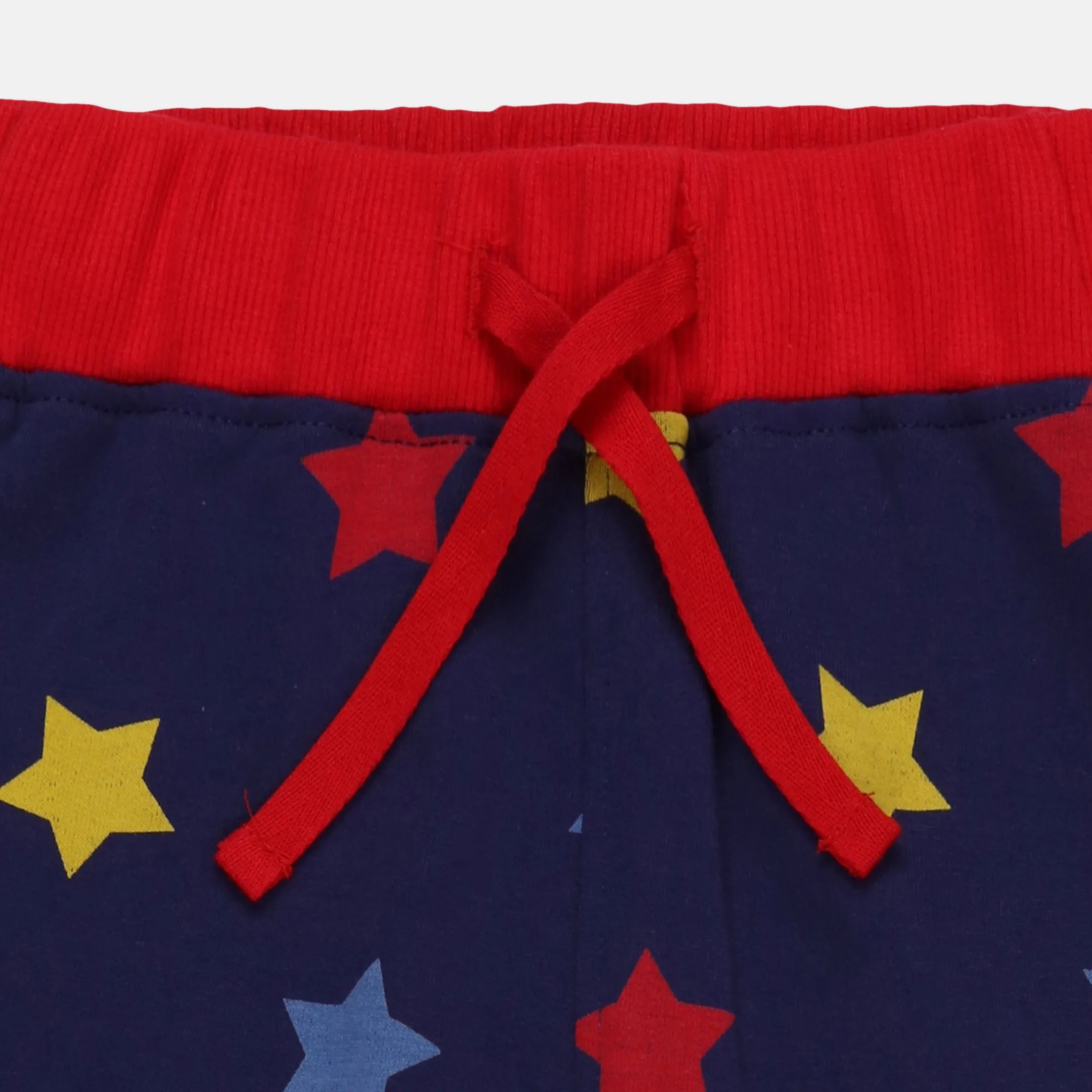 Navy Star Print Jogger