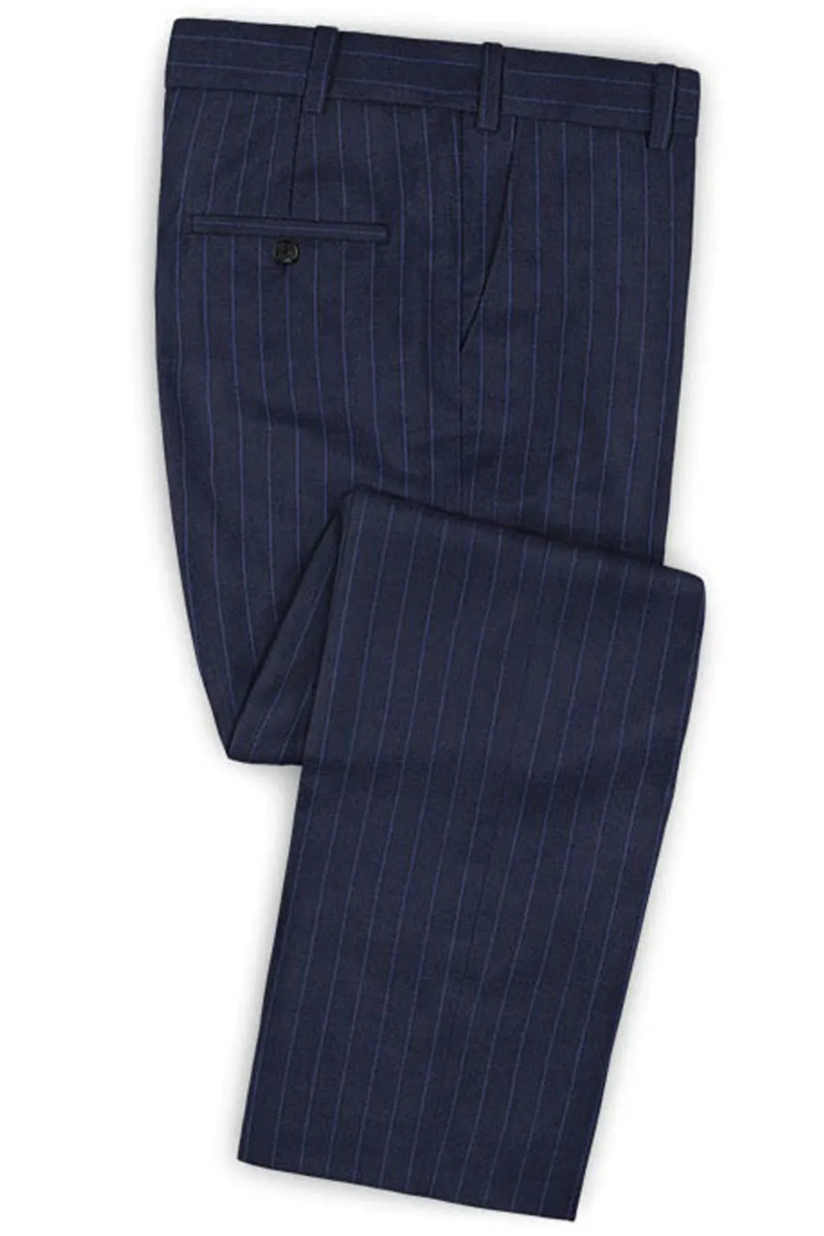 Navy Stipe - Italian Suit