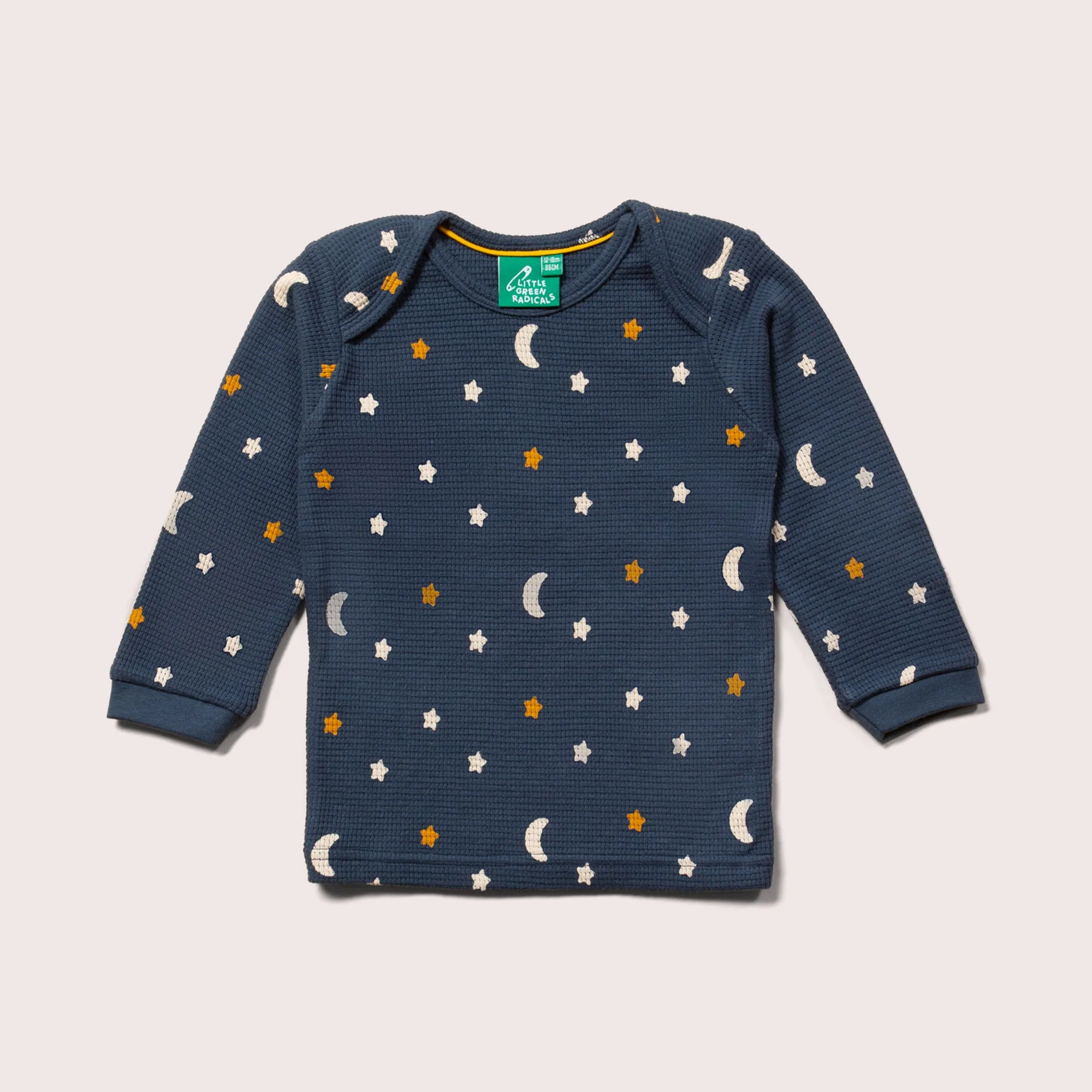 Navy Waffle Stars Organic Playset
