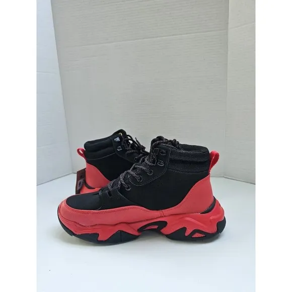 New Champion Bromad C-Lock Grade School Boys' Boot Shoes RED  Size 4Y Women's 6