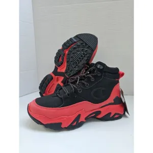 New Champion Bromad C-Lock Grade School Boys' Boot Shoes RED  Size 4Y Women's 6