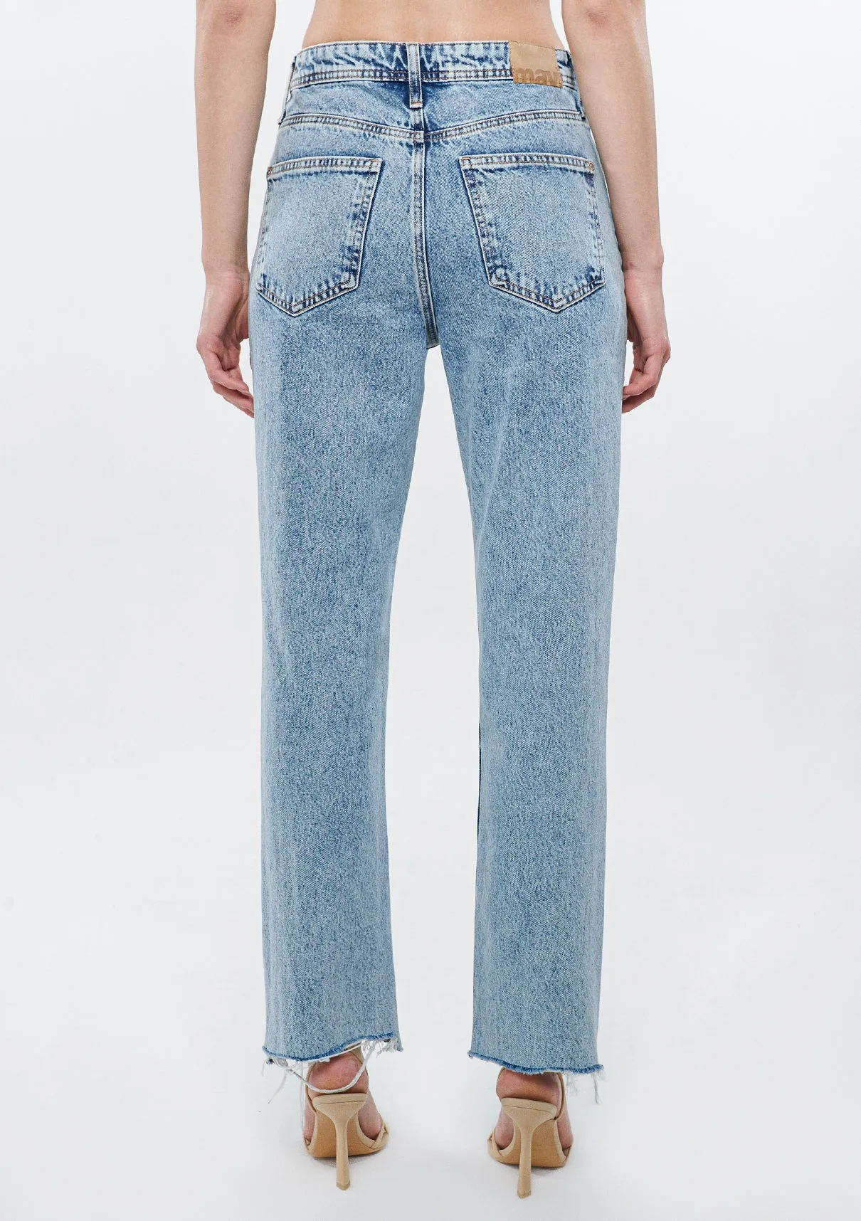 New York Light Ripped Vintage 90s Jean Pants