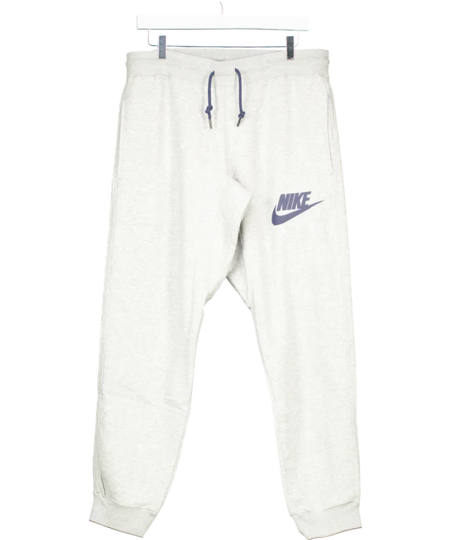 Nike Air Grey Fleece Logo Track Pants 727369  UK L