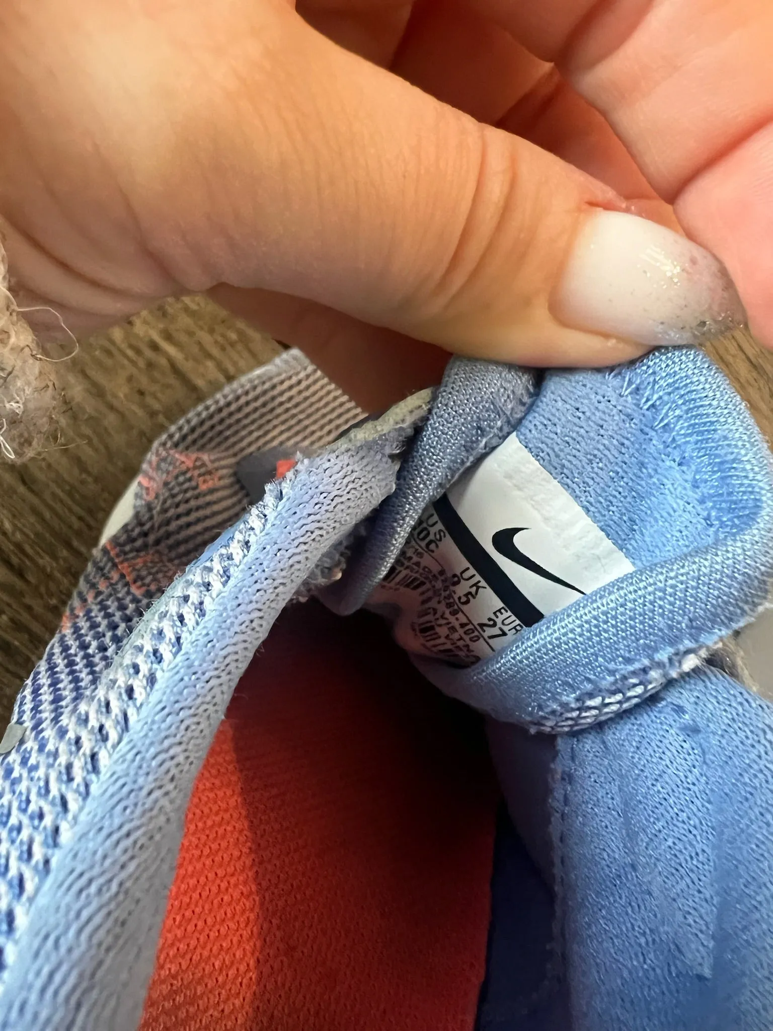 Nike Blue Velcro