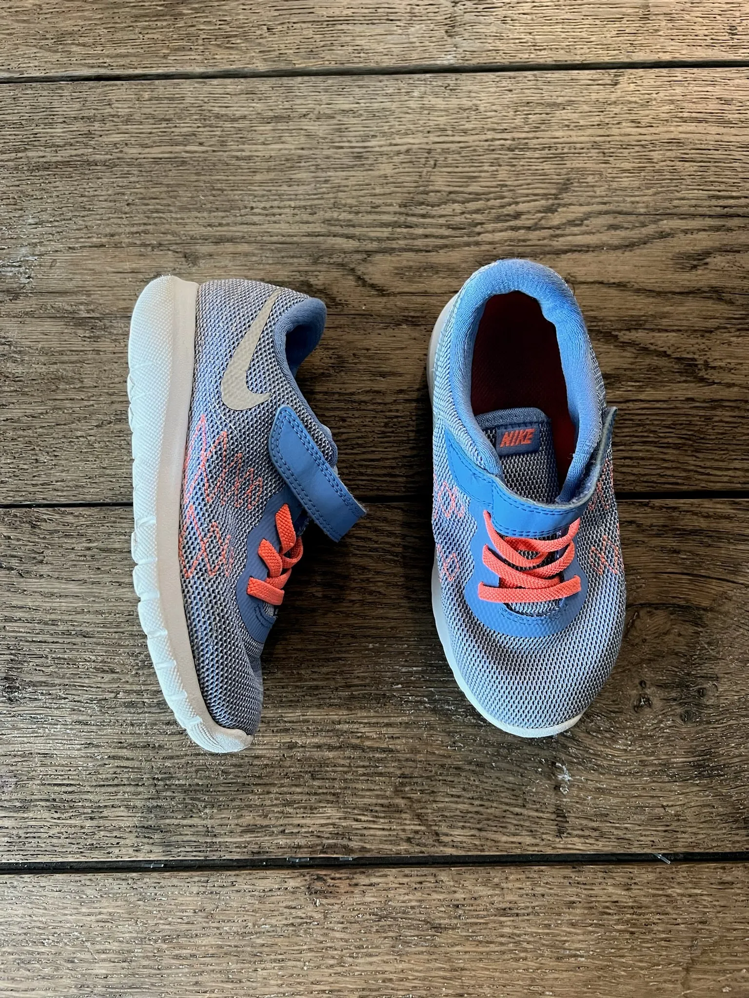 Nike Blue Velcro