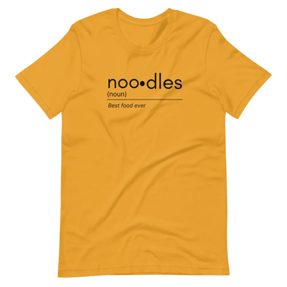 Noo.dle Minimal Tee: Short-Sleeve Unisex T-Shirt