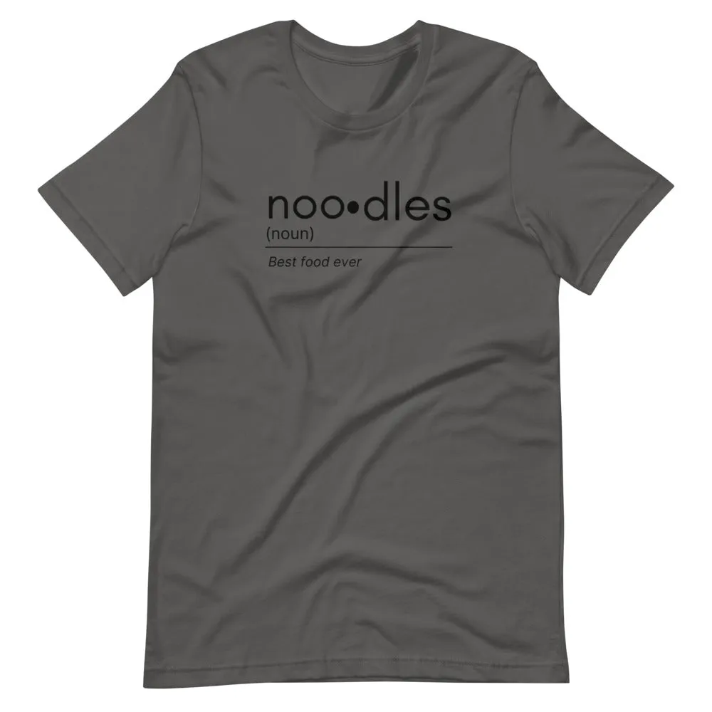 Noo.dle Minimal Tee: Short-Sleeve Unisex T-Shirt