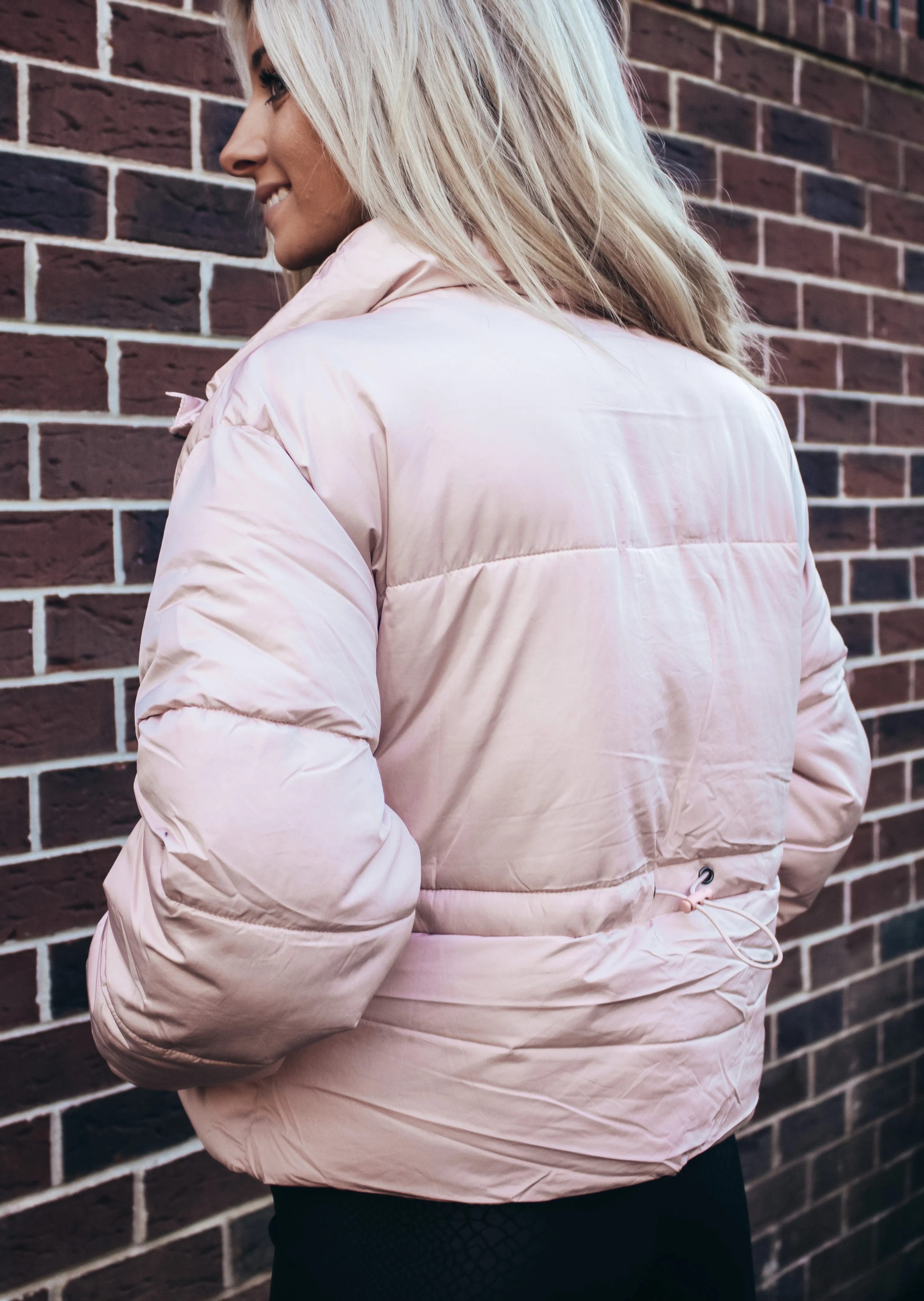 Not Your Average Puffer Jacket - Misty Rose