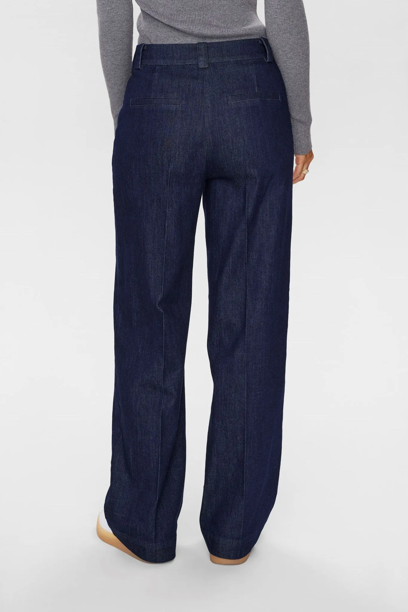 NUALETTA PANTS - Dark Blue Denim
