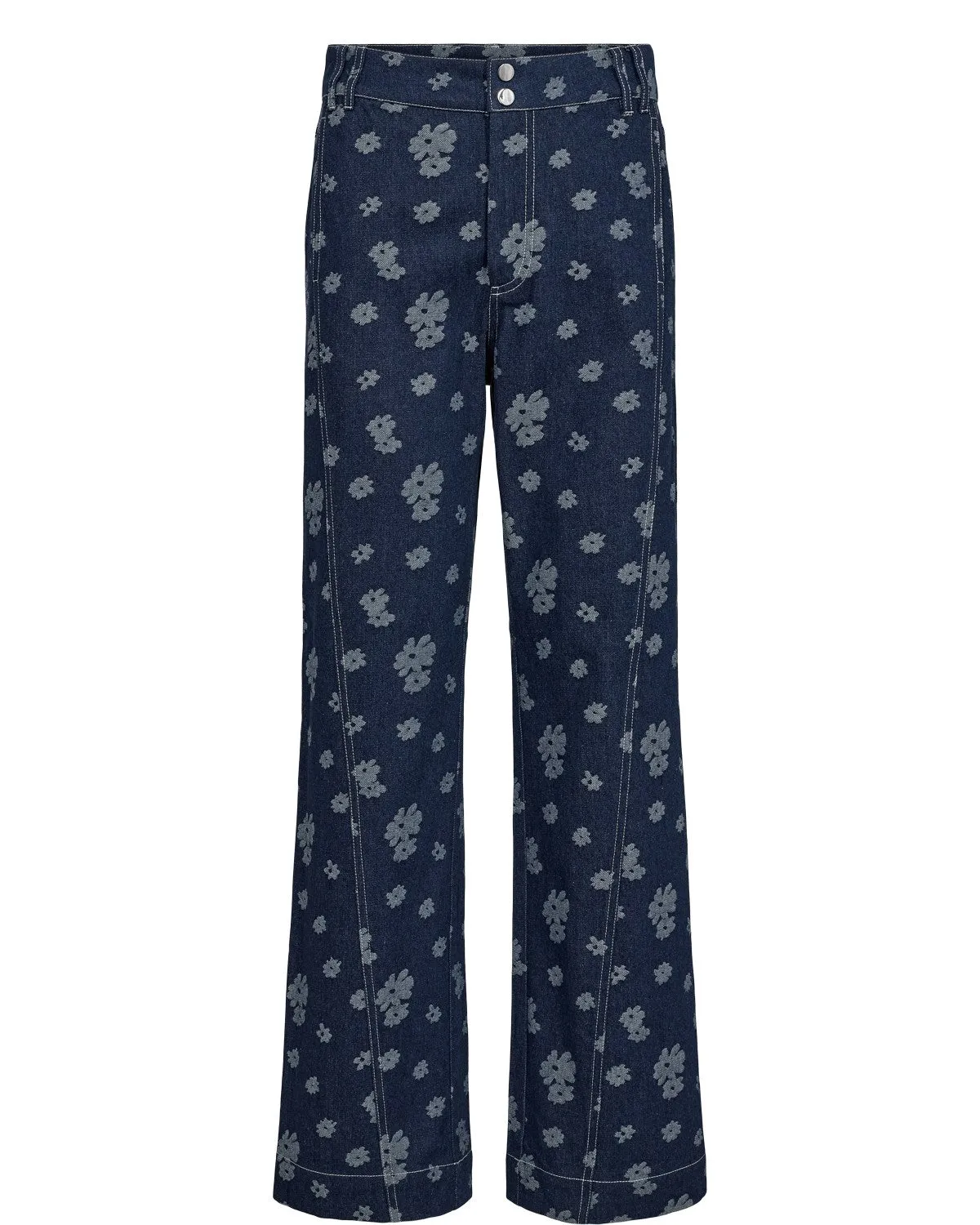 NUEZRA PANTS - Medium Blue Denim