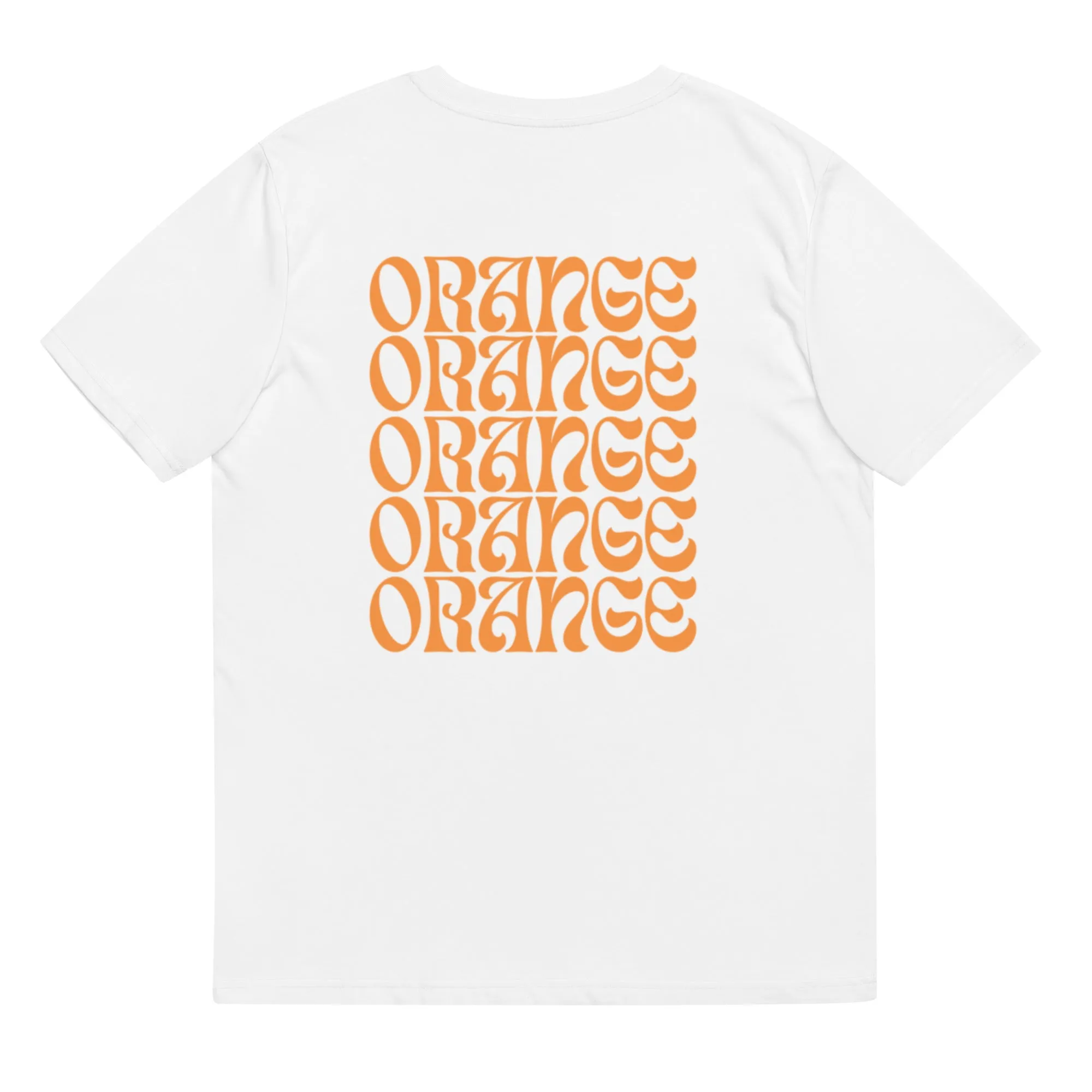 ORANGE, ORANGE- Unisex organic cotton t-shirt