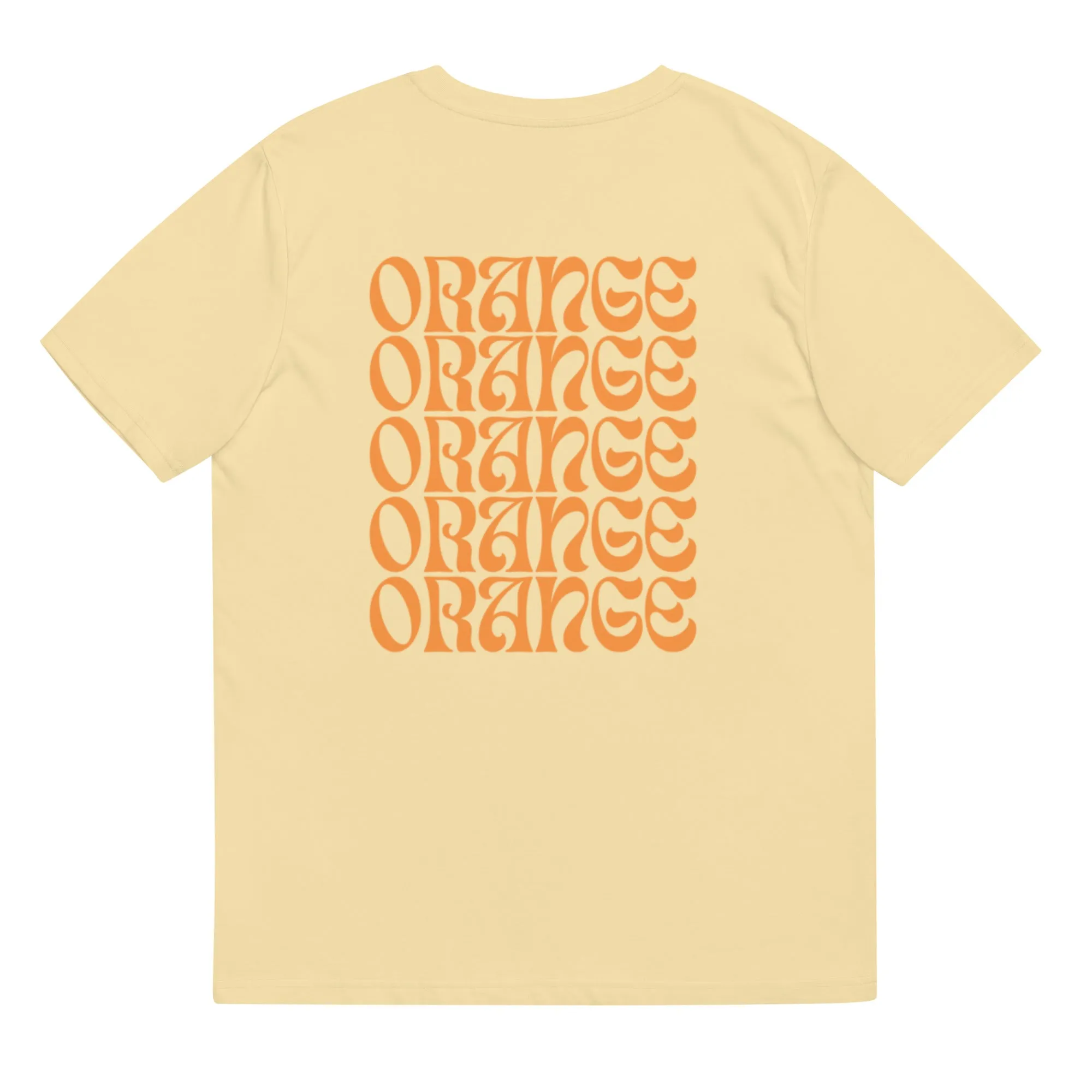ORANGE, ORANGE- Unisex organic cotton t-shirt