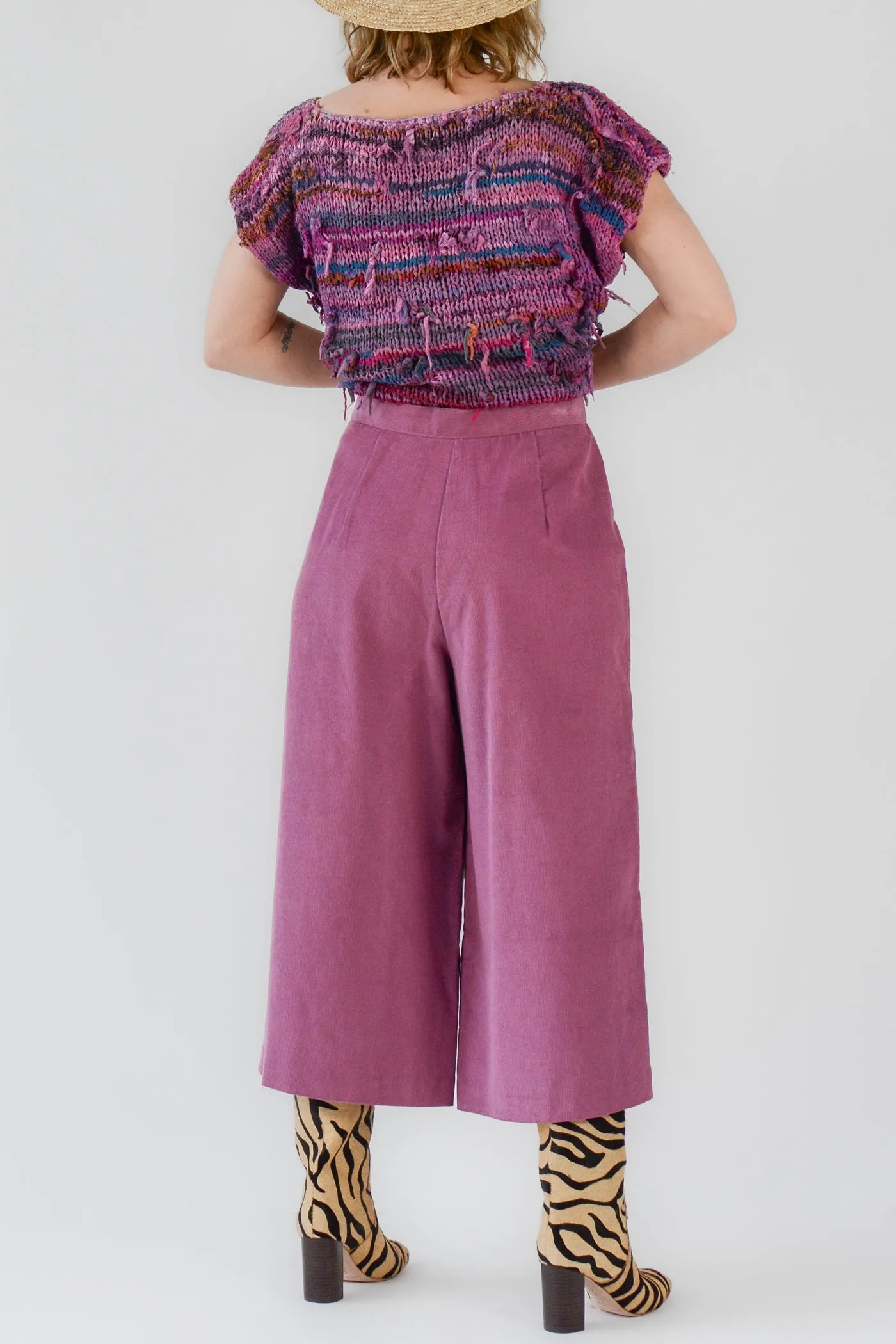 Orchid Corduroy Coulottes ~ 30W