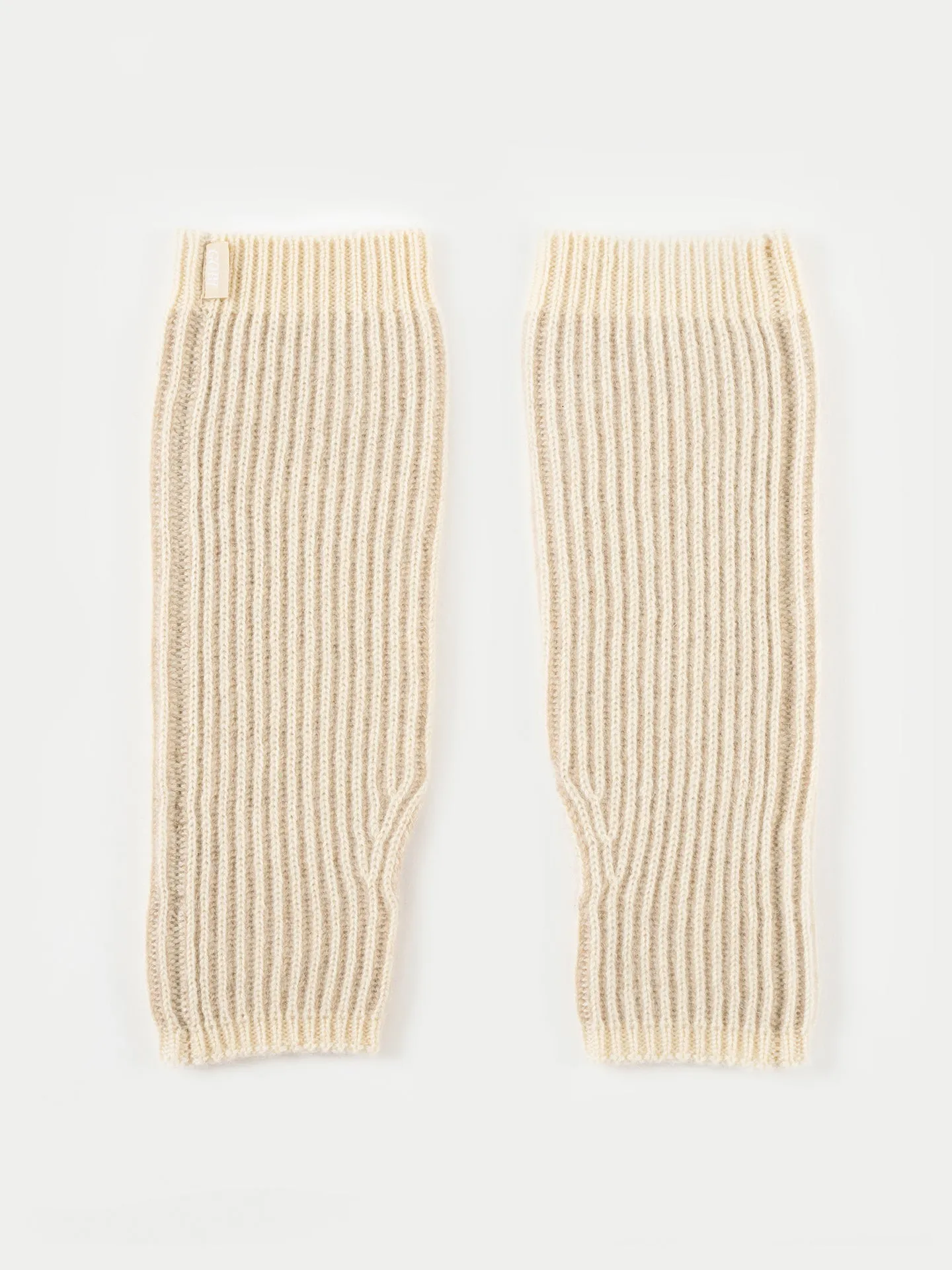 Organic Colour Two-Tone Cashmere Hand Warmers