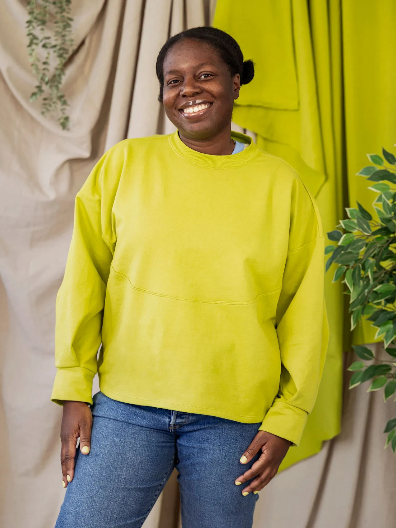 Organic Cotton Fleece - Chartreuse