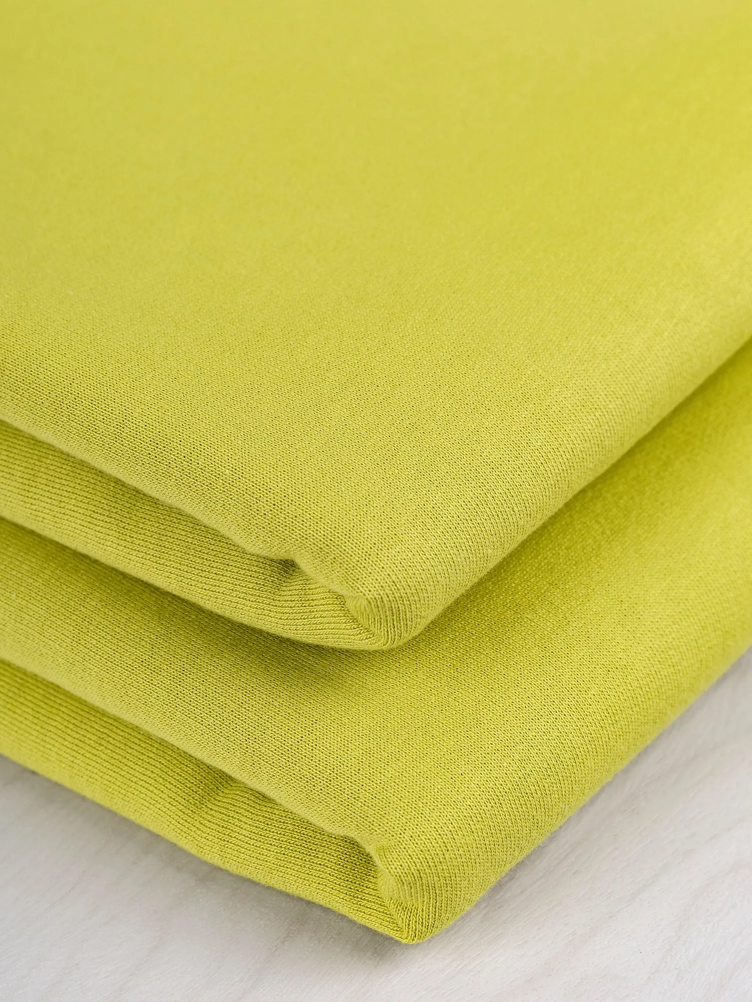 Organic Cotton Fleece - Chartreuse