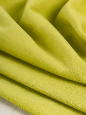 Organic Cotton Fleece - Chartreuse