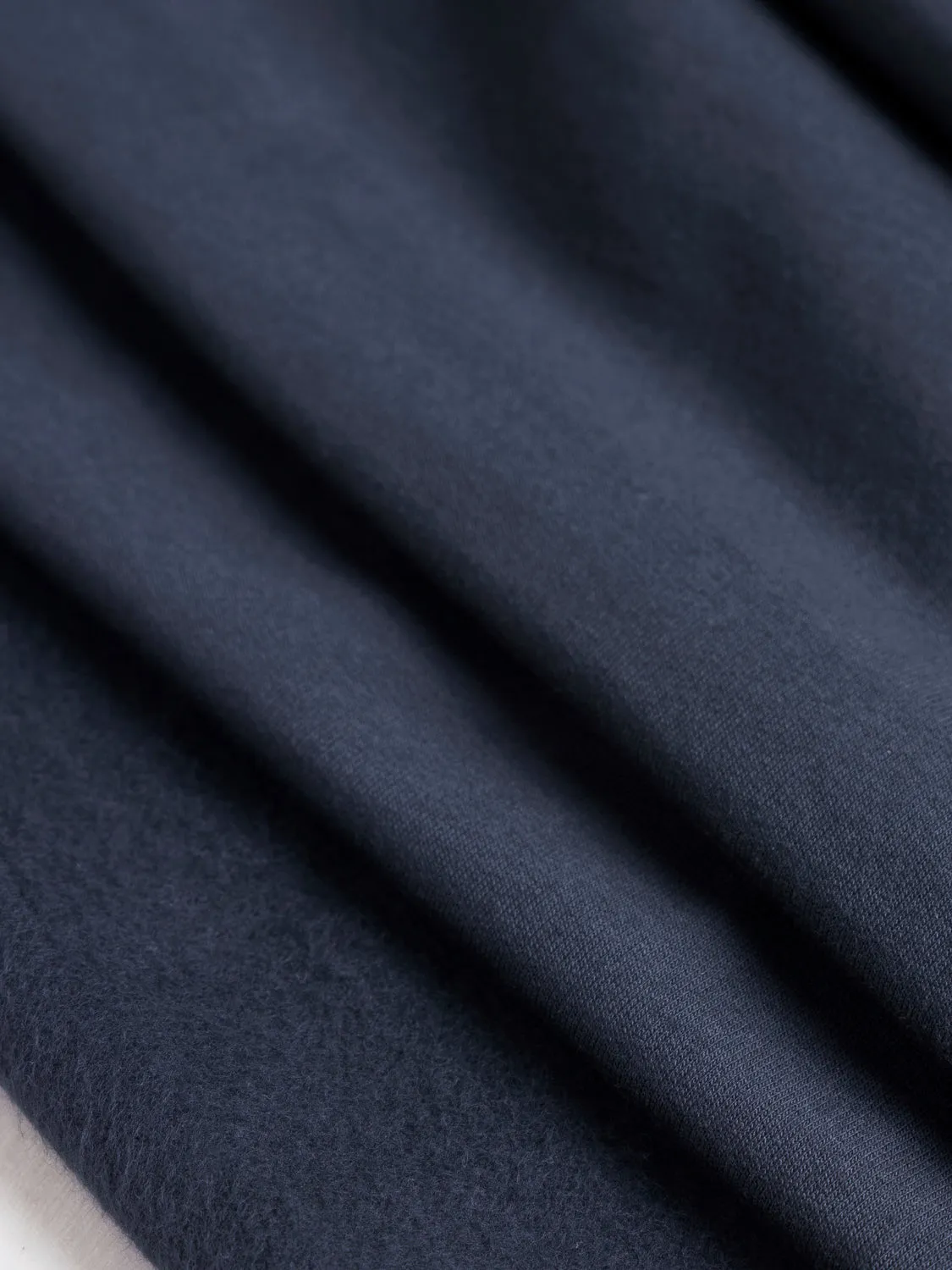 Organic Cotton Fleece - Navy